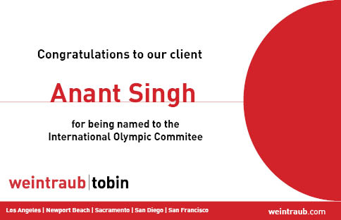 Anant Singh IOC announcement